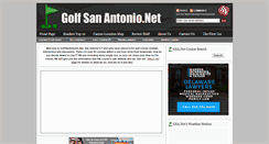 Desktop Screenshot of golfsanantonio.net